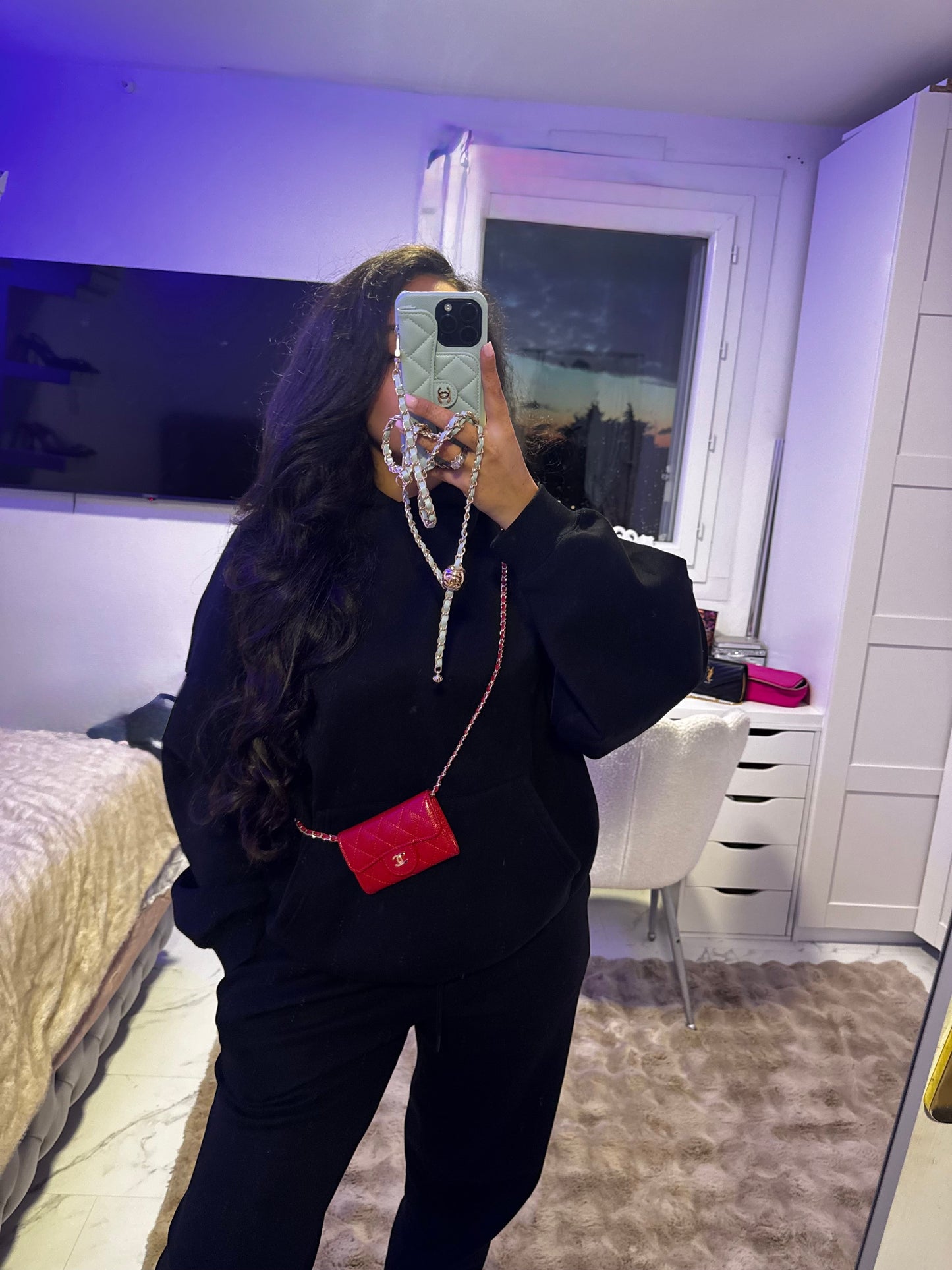 MINI SAC ROUGE