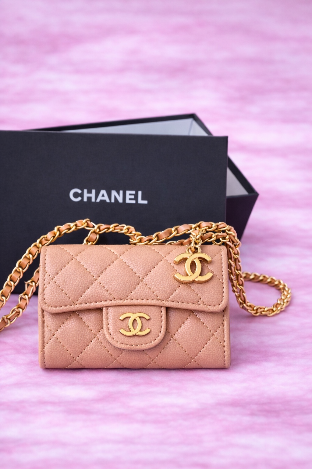 MINI SAC BLANC BEIGE ROSÉ