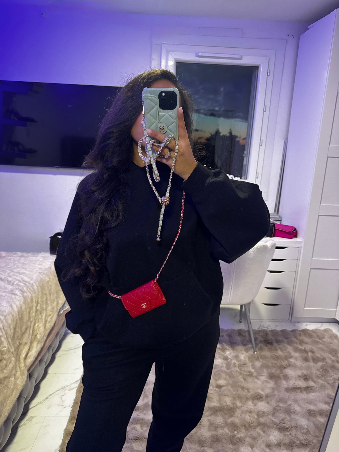 MINI SAC ROUGE